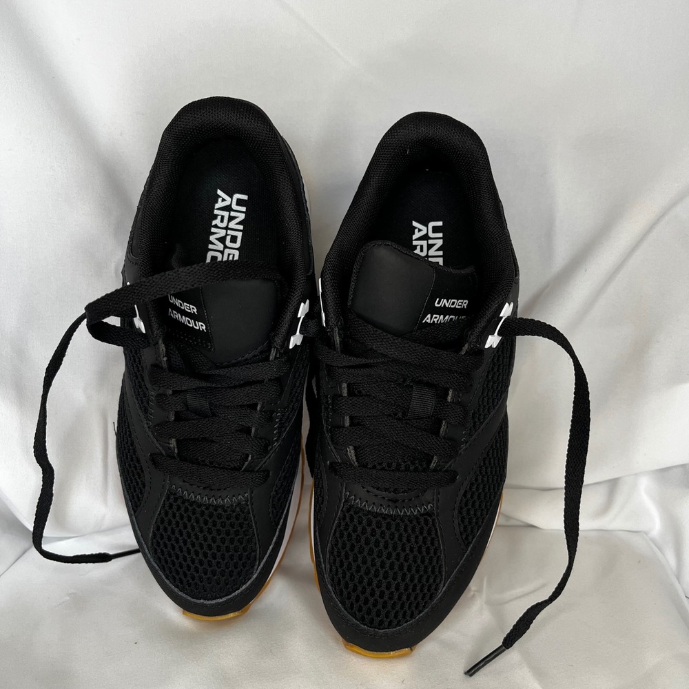 Under Armour Kids Black Running Shoes‎ Athletic Sneakers Size Little Kids 3 - Picture 2 of 5